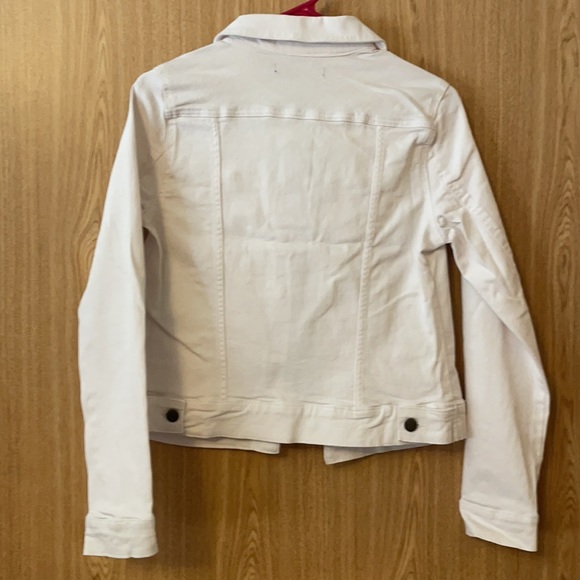 Max Jeans White Denim Jean Jacket Small NEW $99 - Picture 4 of 4